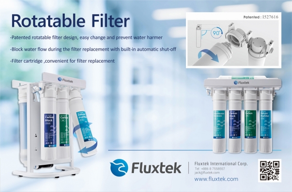 Fluxtek Rotatable RO Filter is on Water Conditioning and Purification(WCP) Magazine